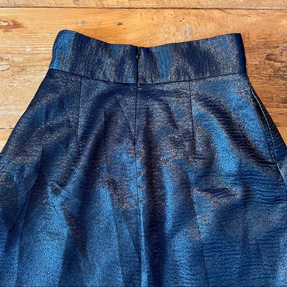Zara | Sparkly Blue Mini skirt - Picture 4 of 4